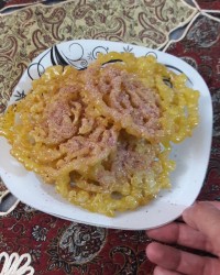 اینم از زولبیای افطاریم۱۴۰۱/۱/۱۶جاتون خالی