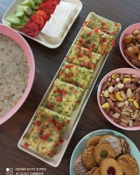 کرپ سبزیجات و سوپ شیر