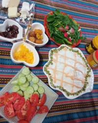 سفره ساده افطار