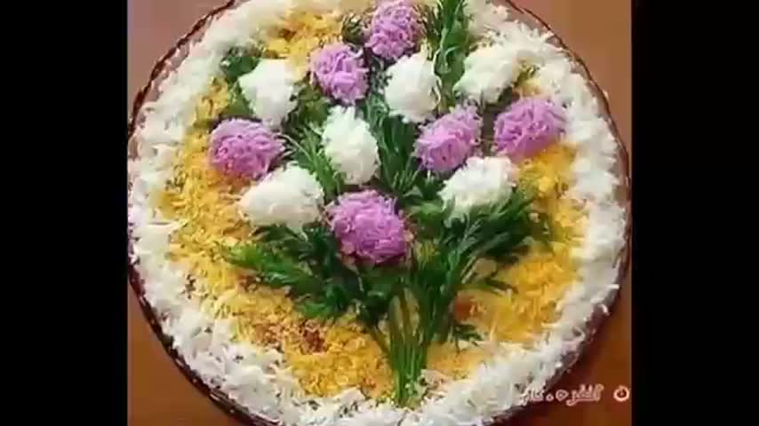 چند مدل تزیین سالاد ایده بگیر