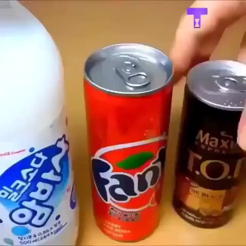 هنرنمایی با نوشابه