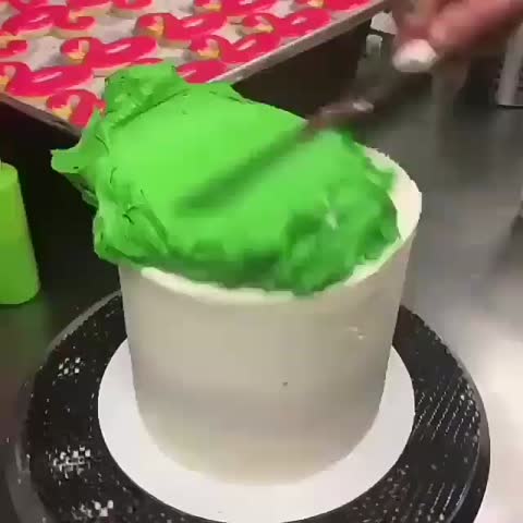 تزئین کیک کاکتوسی