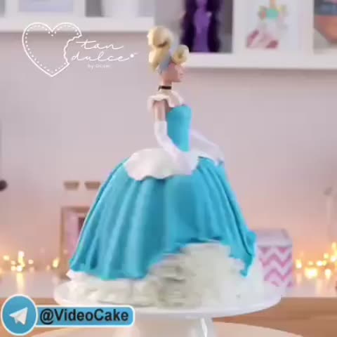 کیک تولد سیندرلا