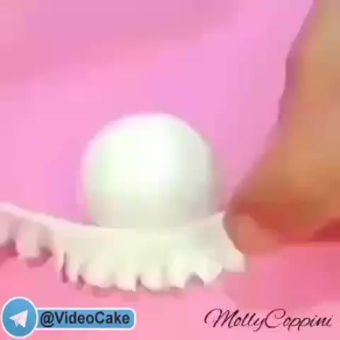 درست کردن تاپر دختر با فوندانت برای کیک