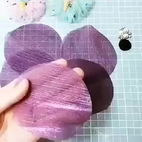 درست کردن گل سر۱