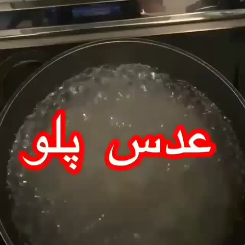 عدس پلو