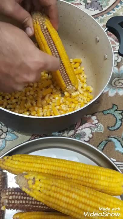 دون کردن ذرت