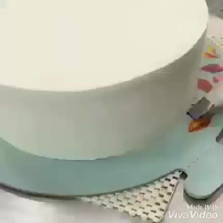 تزیین کیک رنگین کمونی