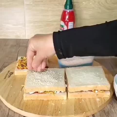 اسنک مرغ و کنجد