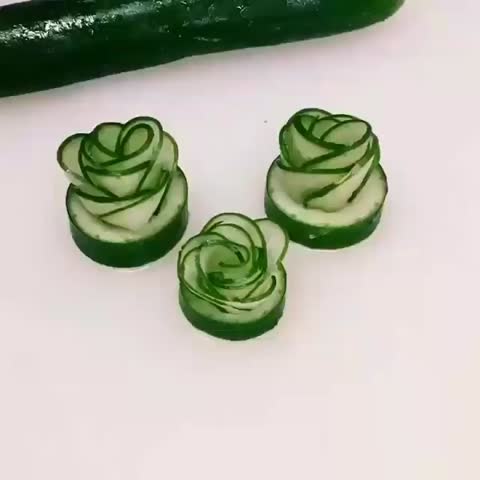 تزئین خیار ، ساده و شیک