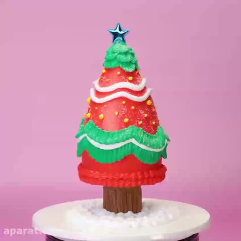 کیک کریسمسی