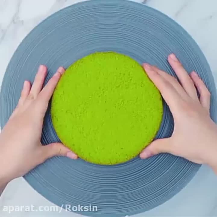 تزئین کیک با طرح گل