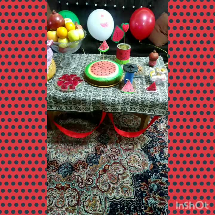 تدارکات یلدایی یلداتون مبارک