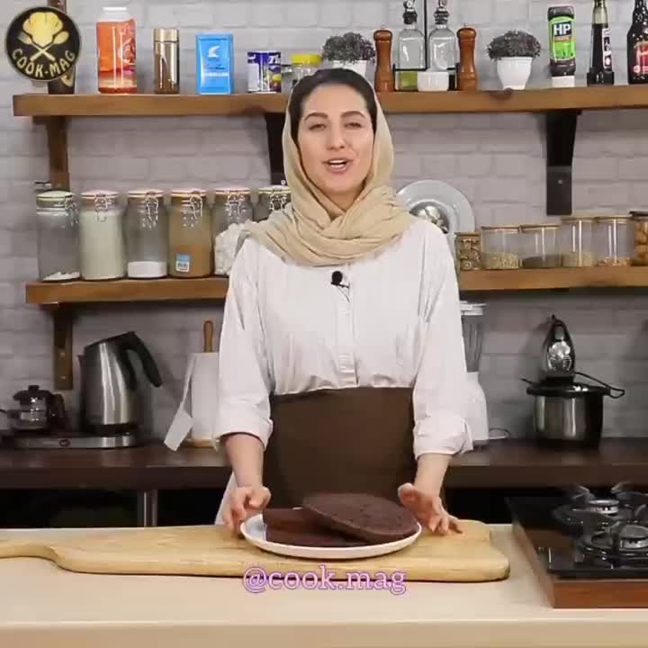 کیک پنبه ای بدون فر