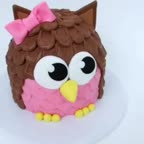 کیک تولد بشکل جغد