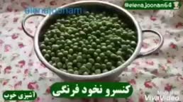 کنسرو نخود فرنگی.