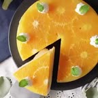 چیز کیک موس پرتقالی