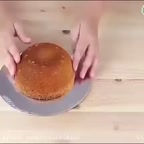 کیک ضد جاذبه به شکل اسپاگتی