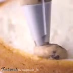 کیک شکلاتی باتزئین ساده وزیبا