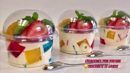 دسر ژله ای خوشمزه