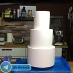 تزئین کیک با سس براق