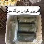 طرز فریز کردن برگ مو.....