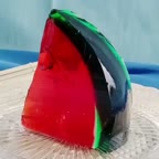 ژله به شکل هندوانه