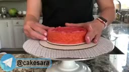 تزئین کیک به شکل هندوانه