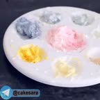 نقاشی عااالی روی کیک..