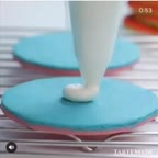 بیسکوییت کره ای رنگی