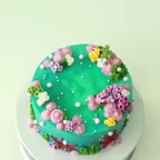 تزیین کیک باخامه