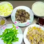 پیتزاقارچ ومرغ