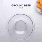 برگر در حلقه پیاز