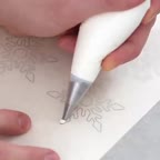 تزیین کیک برفی