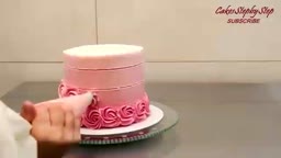 تزیین کیک باخامه