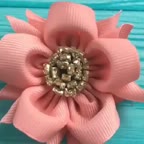 درست کردن گل سر۲