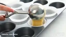 تزیین کاپ کیک به شکل همبرگر