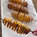 سیب زمینی فنری تنوری