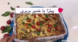 پیتزا با خمیر بربری