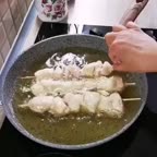 مرغ پفکی تابه ای