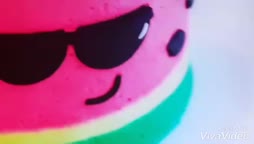 تزیین کیک به شکل هندوانه