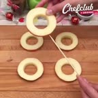 دونات و کیک سیب