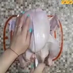 بی استخوان کردن مرغ درسته