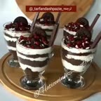 دسر بیسکویتی انار دسر شیک و عالی