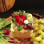 کیک پنیر و سبزی