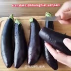 غذای خوشمزه با بادمجون
