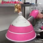 تزیین کیک عروسکی