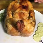 مرغ رست شده مستر تابه