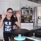 دیزاین کیک با تم آبی