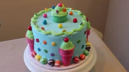 تزئین کیک یک دقیقه ای - شهربازی